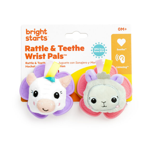 Bright Starts – Wrist Pals – Unicorn & Llama