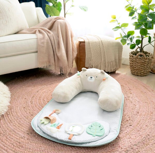 Ingenuity – 4in1 Sit Up Prop Activity Mat – Nate