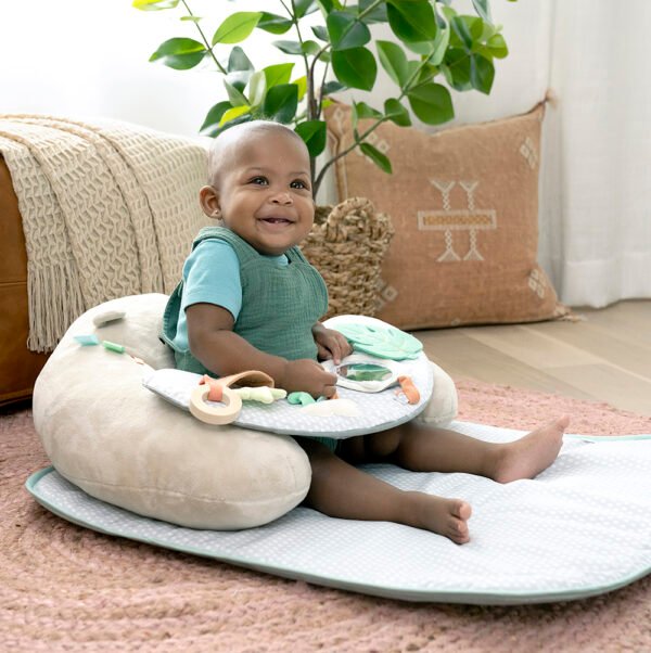 Ingenuity – 4in1 Sit Up Prop Activity Mat – Nate