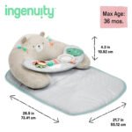 Ingenuity – 4in1 Sit Up Prop Activity Mat – Nate