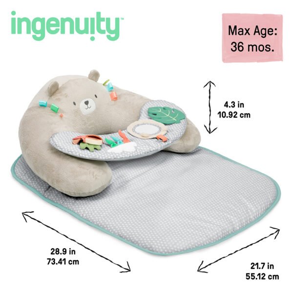 Ingenuity – 4in1 Sit Up Prop Activity Mat – Nate