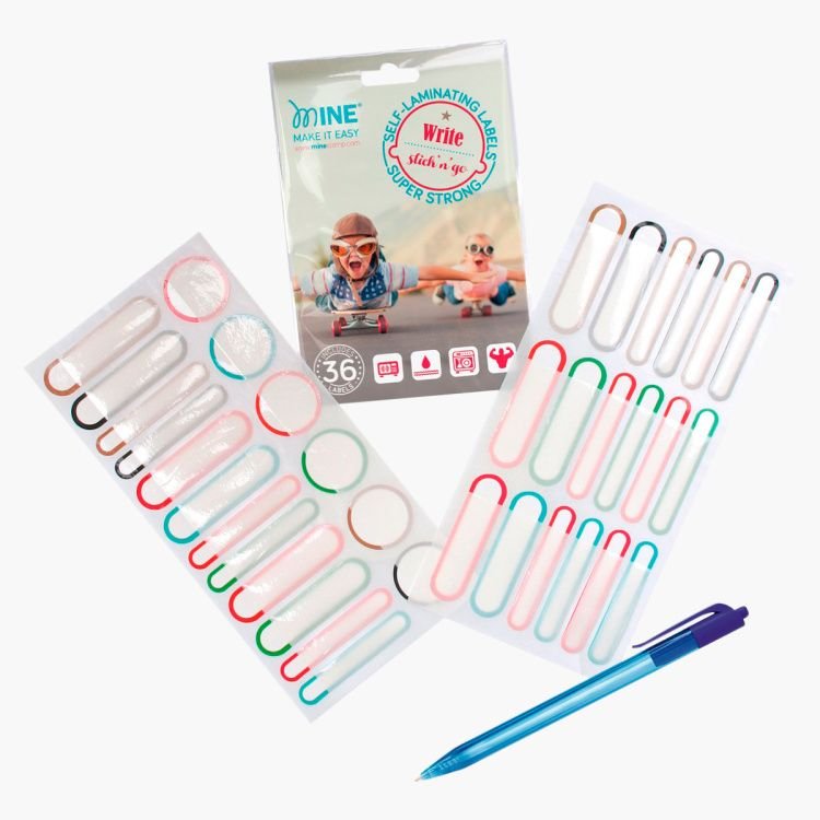 Mine Stamp - Self Laminating Labels