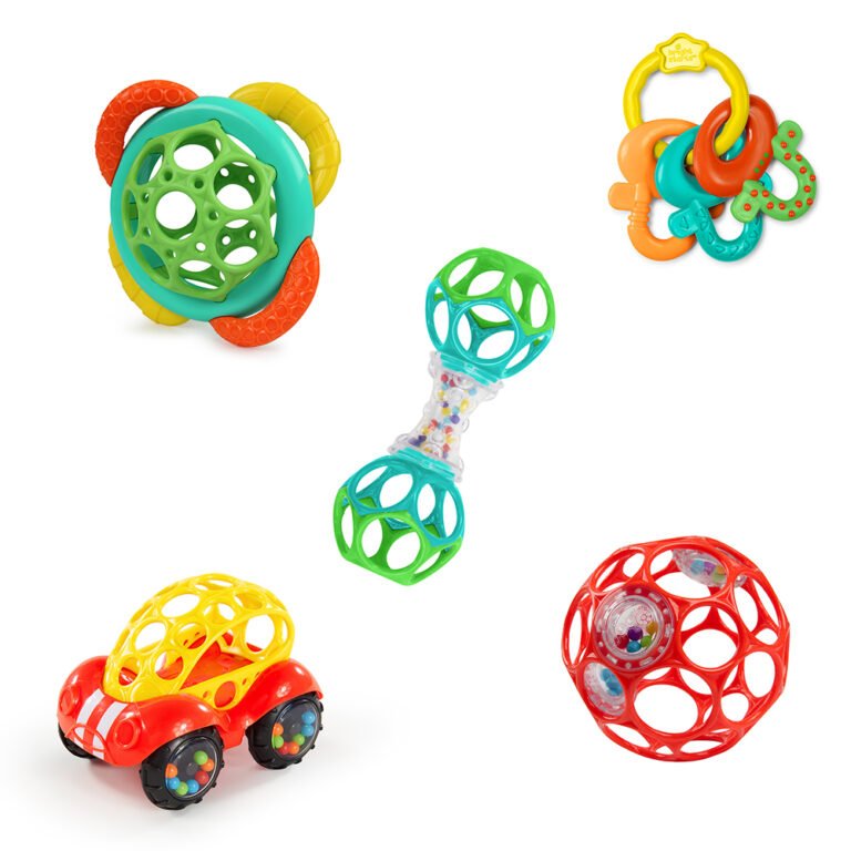 Bright Starts - 5Pc Toy Gift Set - Soothers & Shakers