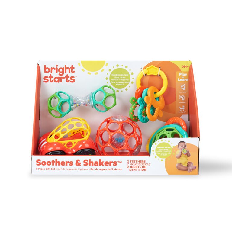 Bright Starts - 5Pc Toy Gift Set - Soothers & Shakers