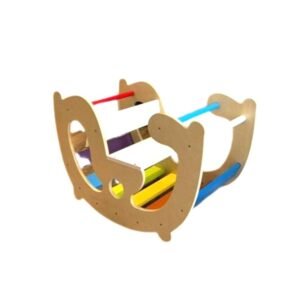 2 in 1 Rainbow Climber and Rocking Horse