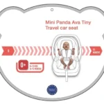 Mini Panda Ava TinyTravel car seat 0-15m, Ebony