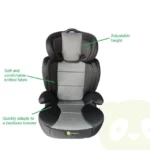Mini Panda Carson 2-in-1 Booster Seat 3-12y, Onyx
