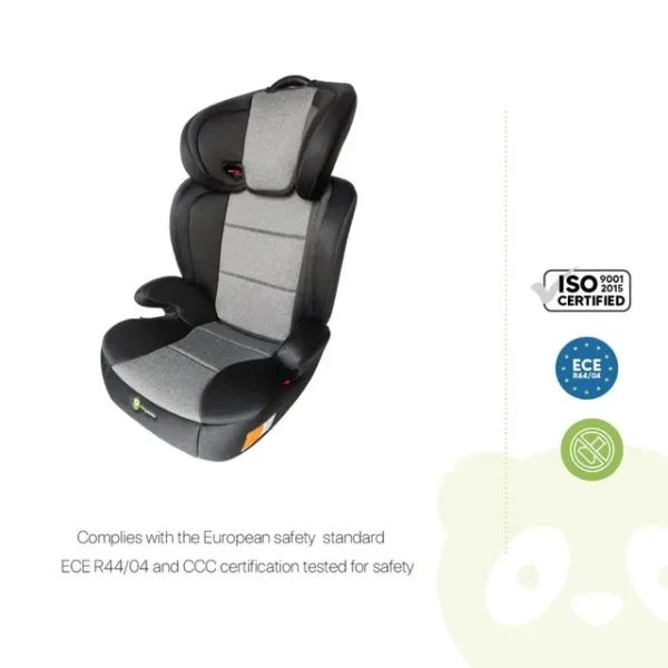 Mini Panda Carson 2-in-1 Booster Seat 3-12y, Onyx