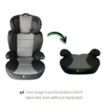 Mini Panda Carson 2-in-1 Booster Seat 3-12y, Onyx