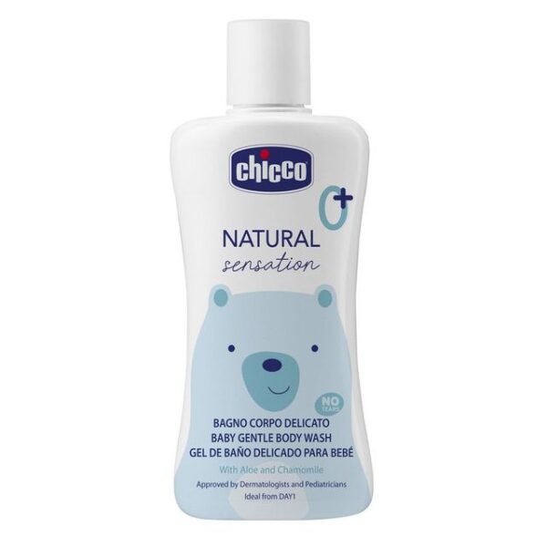 Chicco Natural Sensation Baby Gentle Body Wash No Tears 200ml 0m+