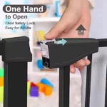 Mini Panda Guardian Safety Gate 0+, Black