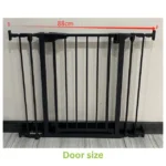 Mini Panda Guardian Safety Gate 0+, Black