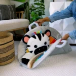 Baby Einstein – Zen’s Activity Milestones Plush Gym, Developmental Playmat with Removable Toys, Music, and Light Features, 0-12 Months