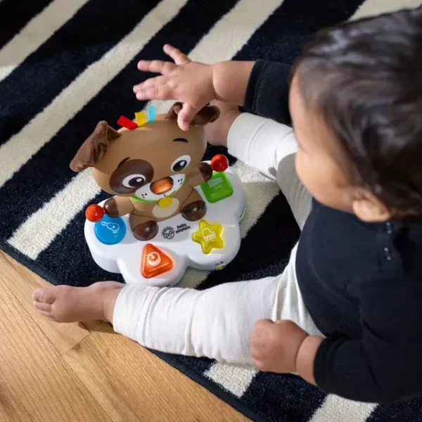 Baby Einstein – Drum & Learn Dean Musical Learning Toy, Interactive Toy for Colors, Shapes, and Instruments