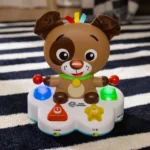 Baby Einstein – Drum & Learn Dean Musical Learning Toy, Interactive Toy for Colors, Shapes, and Instruments