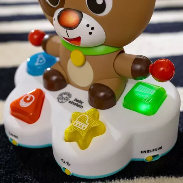 Baby Einstein – Drum & Learn Dean Musical Learning Toy, Interactive Toy for Colors, Shapes, and Instruments