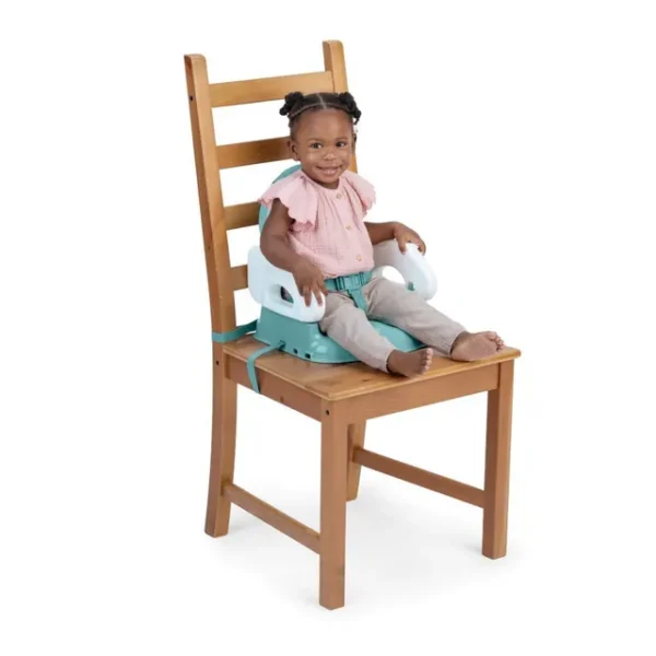 Ingenuity – Deluxe Comfort Folding Booster Seat, Adjustable, Folding, Easy-Clean, 6 Months to 3 Years