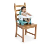 Ingenuity – Deluxe Comfort Folding Booster Seat, Adjustable, Folding, Easy-Clean, 6 Months to 3 Years