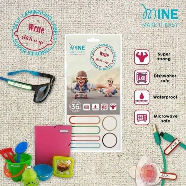 Mine Stamp – Self Laminating Labels