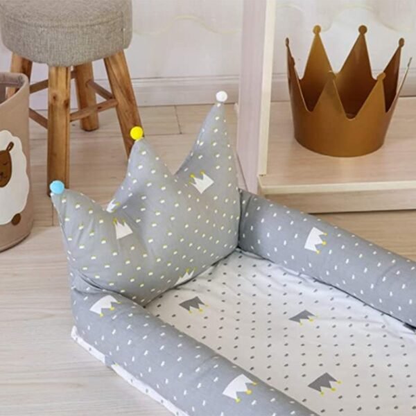 Bumble & Bird – Portable Maxi Baby Nest – Royal Grey