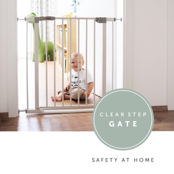 Hauck – Clear Step Gate (75 – 80 cm) / White