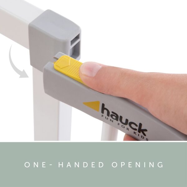 Hauck – Clear Step Gate (75 – 80 cm) / White