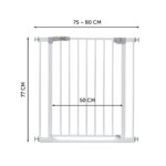Hauck – Clear Step Gate (75 – 80 cm) / White