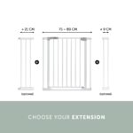 Hauck – Clear Step Gate (75 – 80 cm) / White