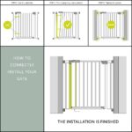 Hauck – Clear Step Gate (75 – 80 cm) / White