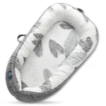 Little Story Fiberfill Lounger Bed w/ Feeding Pillow – Leaves