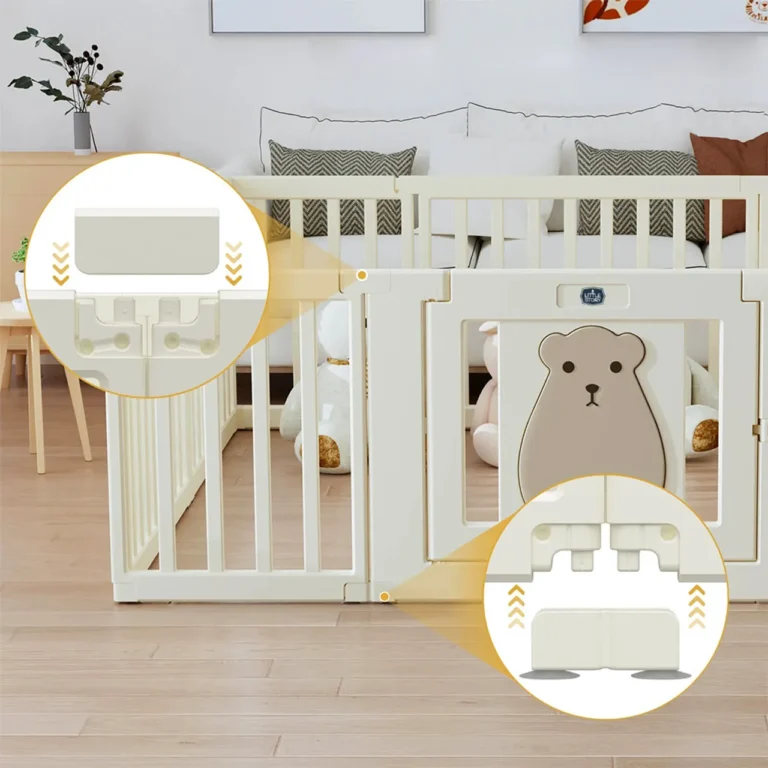 Little Story - Portable Playpen w/ Door - Foldable, Safe & Versatile for Babies & Pets