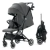 Teknum – travel Cabin Stroller with Coffee Cup Holder – Slate Grey