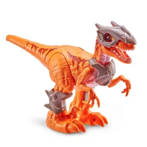 Zuru Robo Alive - Dino Wars -Series 1 Raptor Toy With Epic Armor - Dino Blaster