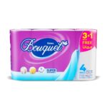Sanita Bouquet Paper Kitchen Towel Printed 28cm 4 Rolls
