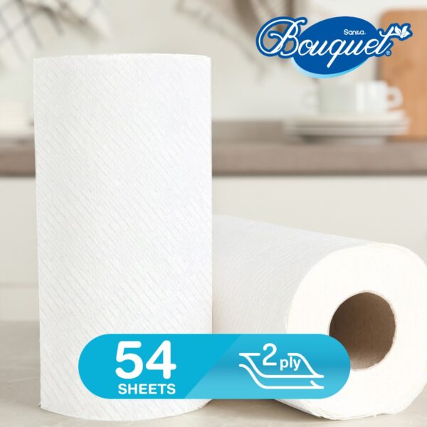 Sanita Bouquet Paper Kitchen Towel Printed 28cm 4 Rolls