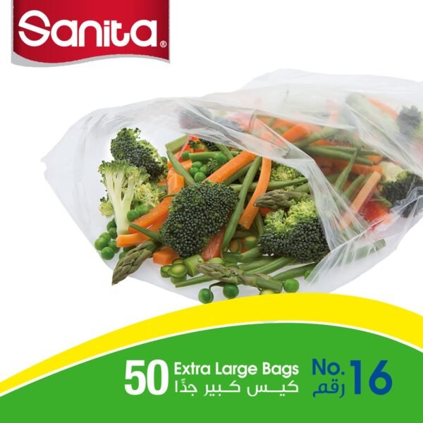 Sanita Club Food Storage Bags Biodegradable 16 50 Bags