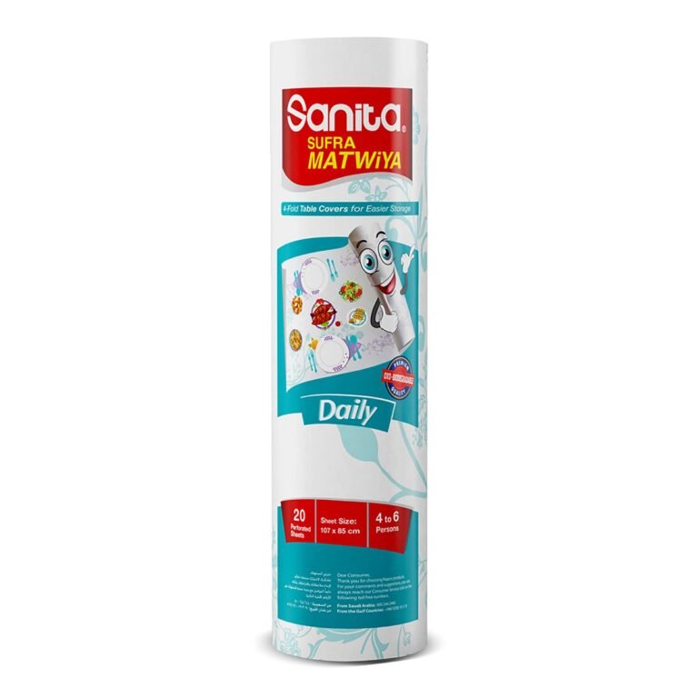 Sanita Sufra Matwiya Table Cover Disposable Small 20 Sheets-Sheet Size( 85Cmx107Cm)