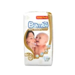 Sanita Bambi – Baby Diapers Value Pack Size 2, Small, 3-6 KG, 48 Count