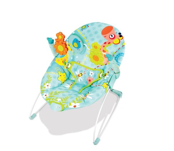 Little Angel Baby Bouncer With Music & Vibration For Infant 6 To 18 Months – Green