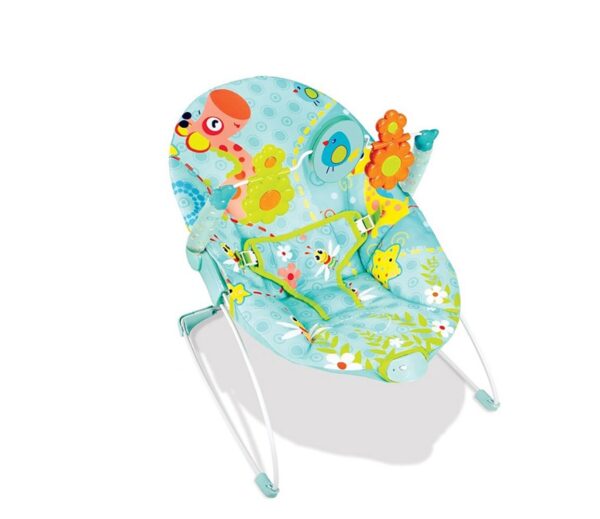 Little Angel Baby Bouncer With Music & Vibration For Infant 6 To 18 Months – Green