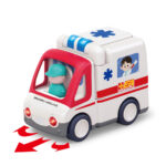 Hola -Toy Ambulance with Lights, Sounds, Bump-and-Go, and Medical Tools for Kids 3+