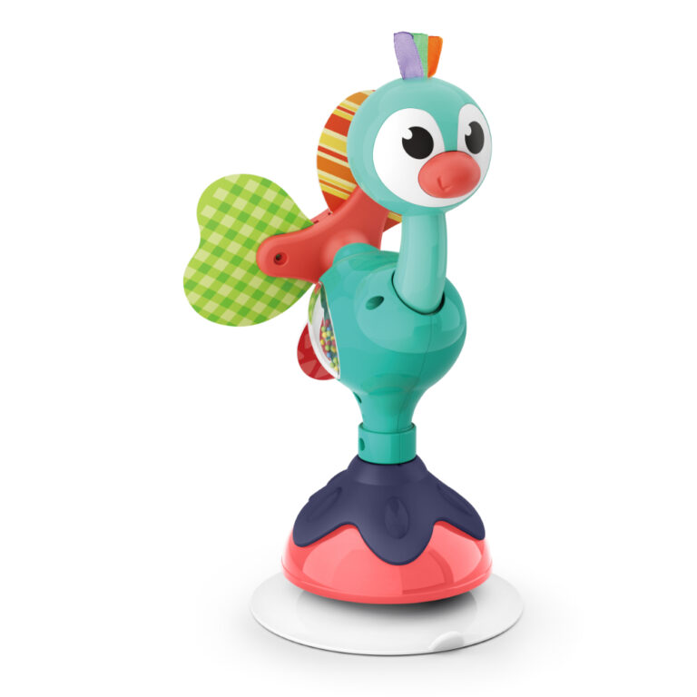 Hola - Peacock Highchair Toy with Suction 6M+