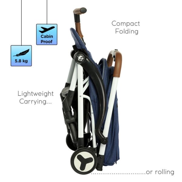 Bumble & Bird – Robin Travel Stroller – Blue