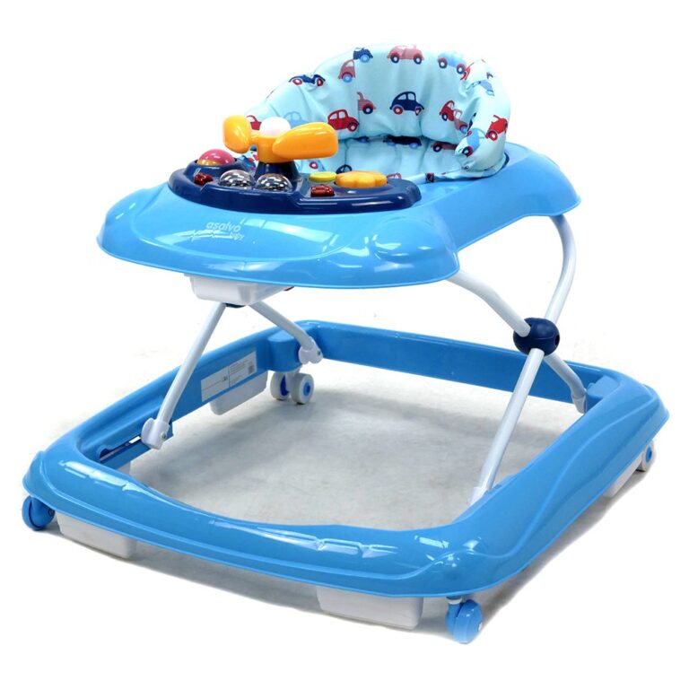 Asalvo Baby Walker - Cars Blue