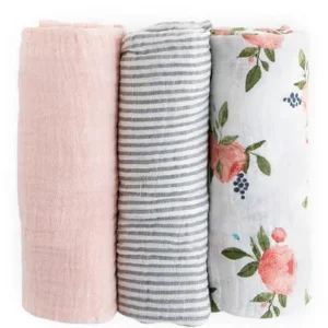 Anvi Baby – Organic Muslin Swaddle 2pc – Smoky Sun