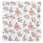 Little Unicorn Cotton Muslin Swaddle 3 Pack Watercolor Roses 2