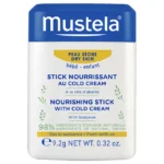 Mustela Nourishing Stick with Cold Cream – Hypoallergenic Baby Lip & Cheek Care, 9.2g, 0+ Months