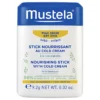 Mustela Nourishing Stick with Cold Cream – Hypoallergenic Baby Lip & Cheek Care, 9.2g, 0+ Months