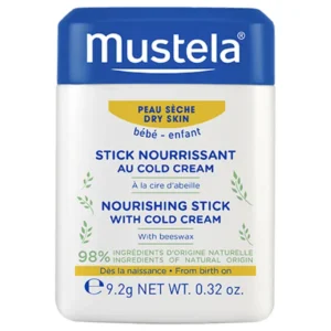 Mustela Nourishing Stick with Cold Cream – Hypoallergenic Baby Lip & Cheek Care, 9.2g, 0+ Months