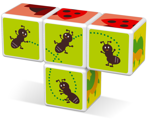 Geomag – Magicube Printed Insects + Cards 7 pcs